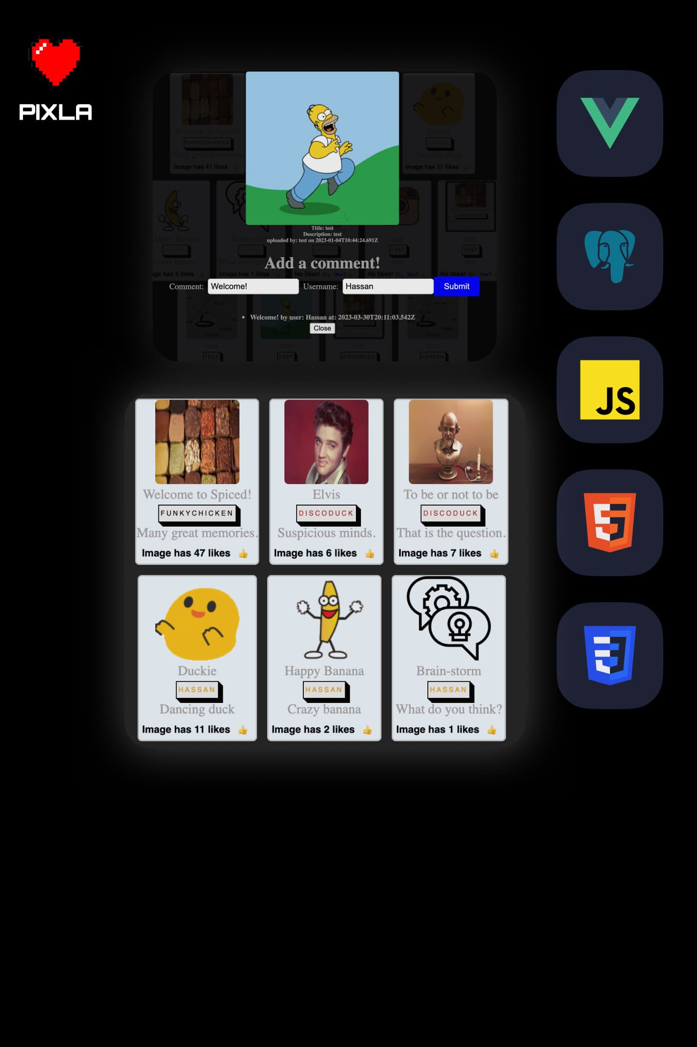Vue - Image Board