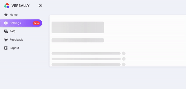 verbally's meeting assistant home page